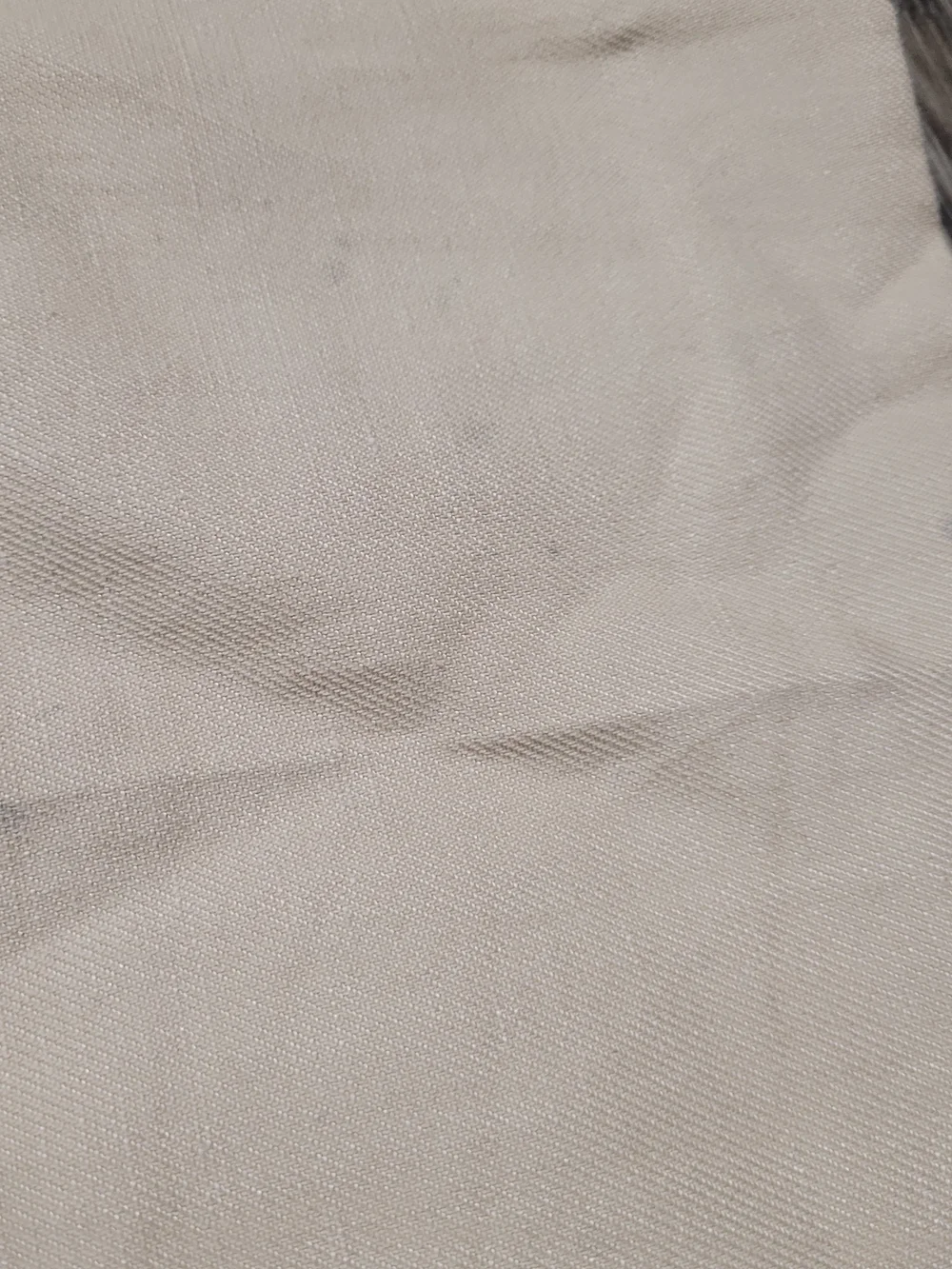 Sandro Cream Collared Utility Jumpsuit Uno Cotton Linen-Blend Twill Pockets M - Picture 10 of 15